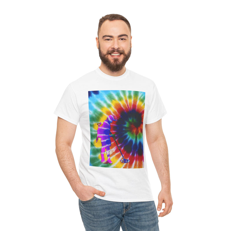 Tie Dye Abstract Female Detectorist. 1-sided Heavyweight T-Shirt