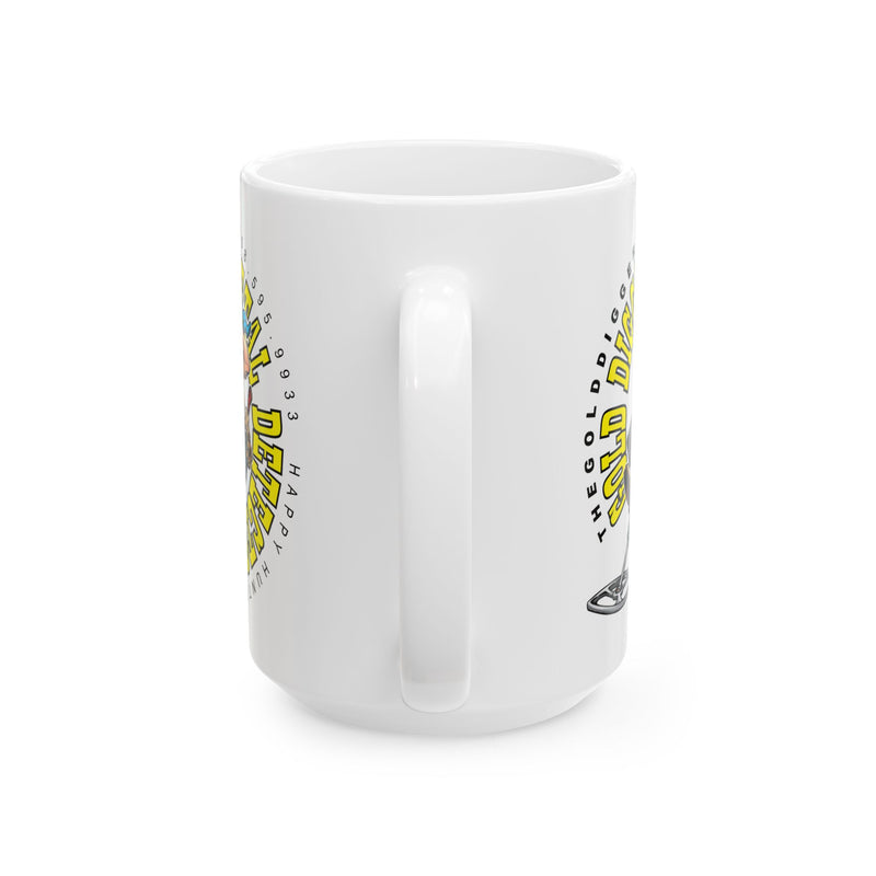 15 ounce Ceramic Mug - The Gold Digger sku: 22