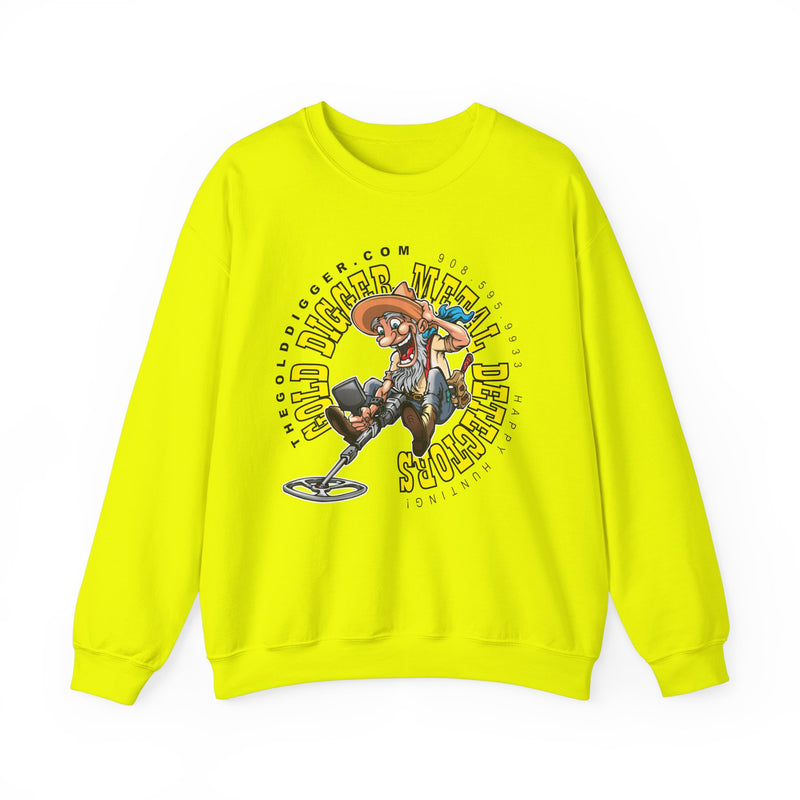 Gold Digger Prospector Heavy Blend Crewneck Sweatshirt - Prospector Graphic - "The Gold Digger"