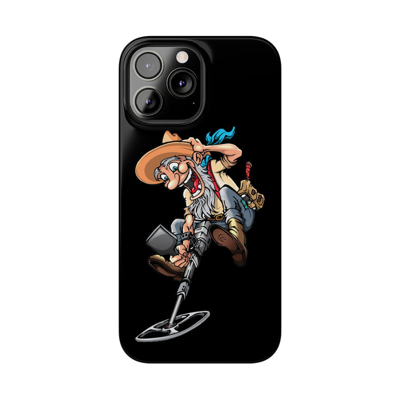 Slim iPhone Black Cases with Prospector image (iPhone 13-16 series)