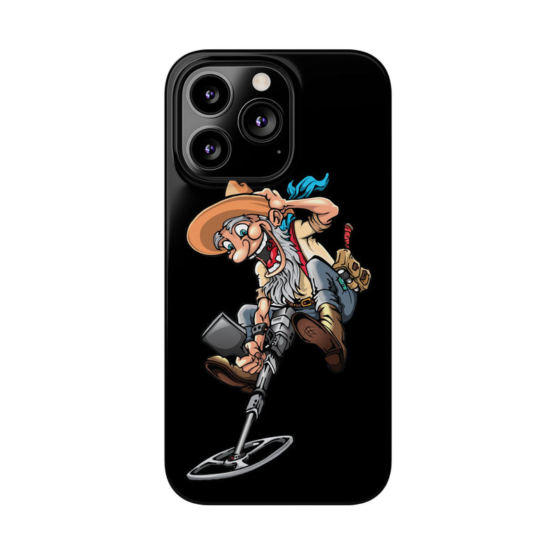 Slim iPhone Black Cases with Prospector image (iPhone 13-16 series)