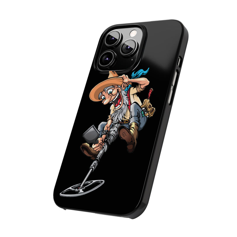 Slim iPhone Black Cases with Prospector image (iPhone 13-16 series)