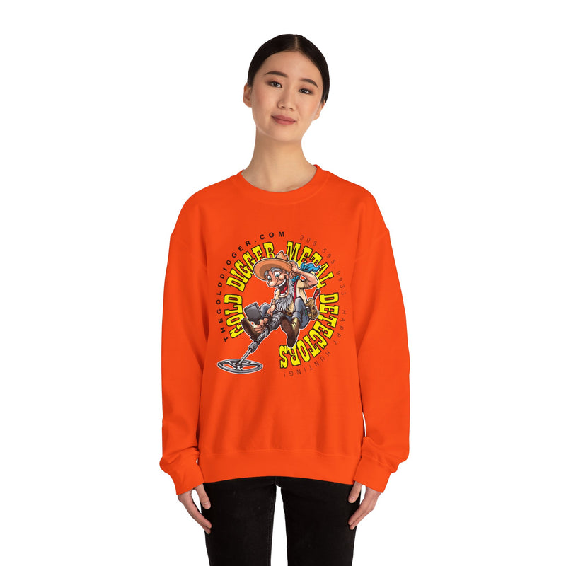 Gold Digger Prospector Heavy Blend Crewneck Sweatshirt - Prospector Graphic - "The Gold Digger" sku: 07