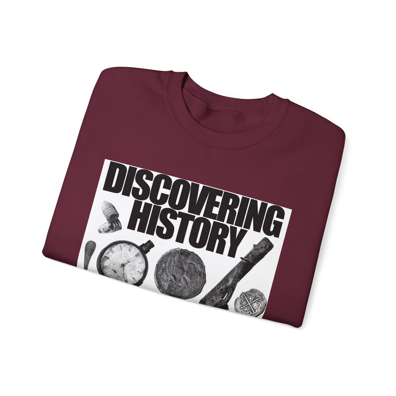 Relic Collection "Discovering History on Swing at a Time:, Heavy Blend Crewneck Sweatshirt - FREE SHIPPING