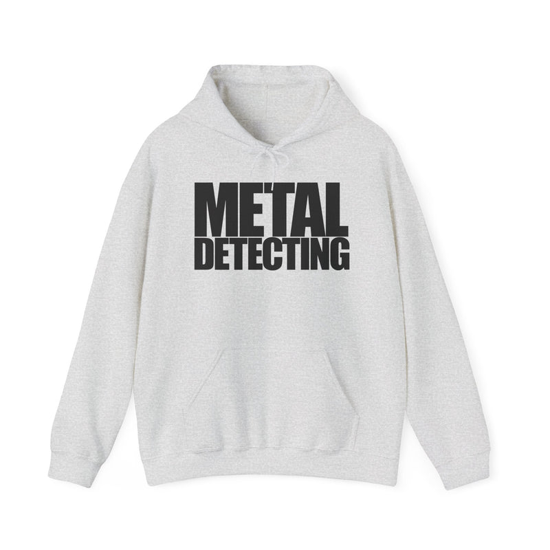 Metal Detecting (front) Women Detectorist with Sunset Design (back). Thick Weight Hoodie FREE SHIPPING