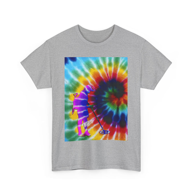 Tie Dye Abstract Female Detectorist. 1-sided Heavyweight T-Shirt