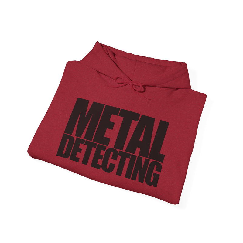 Metal Detecting (front) Women Detectorist with Sunset Design (back). Thick Weight Hoodie FREE SHIPPING