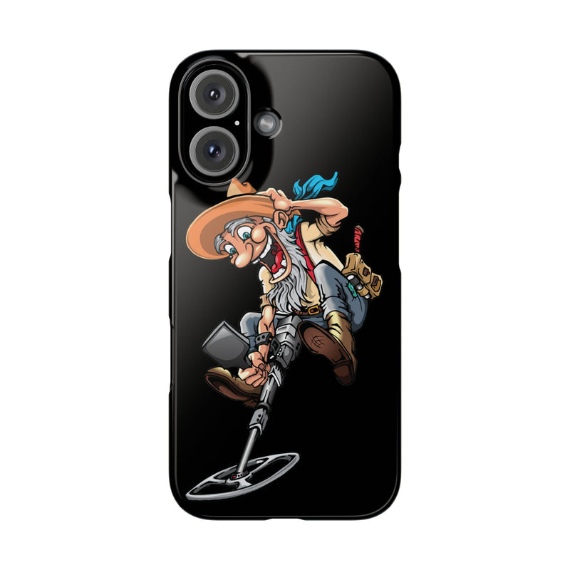 Slim iPhone Black Cases with Prospector image (iPhone 13-16 series)