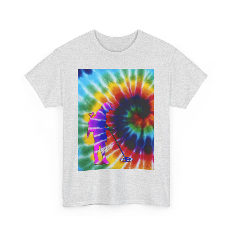 Tie Dye Abstract Female Detectorist. 1-sided Heavyweight T-Shirt