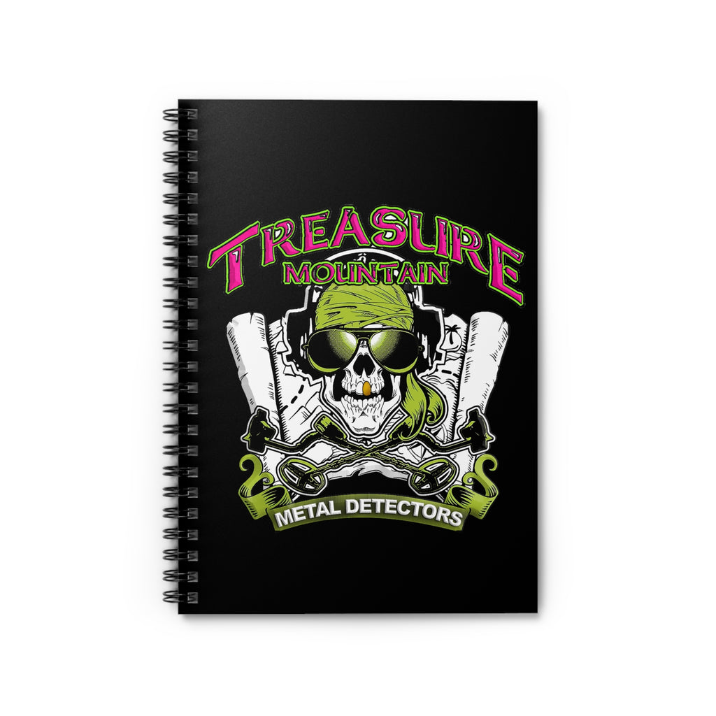 Spiral Notebook - Ruled, Treasure Mountain Metal Detectors 118 pages 6" X 8" sku: 77