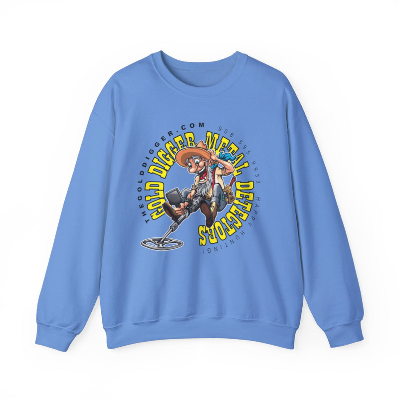 Gold Digger Prospector Heavy Blend Crewneck Sweatshirt - Prospector Graphic - "The Gold Digger" sku: 07