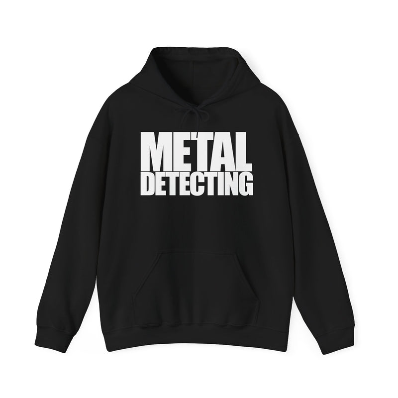 Metal Detecting (front) Women Detectorist with Sunset Design (back). Thick Weight Hoodie FREE SHIPPING