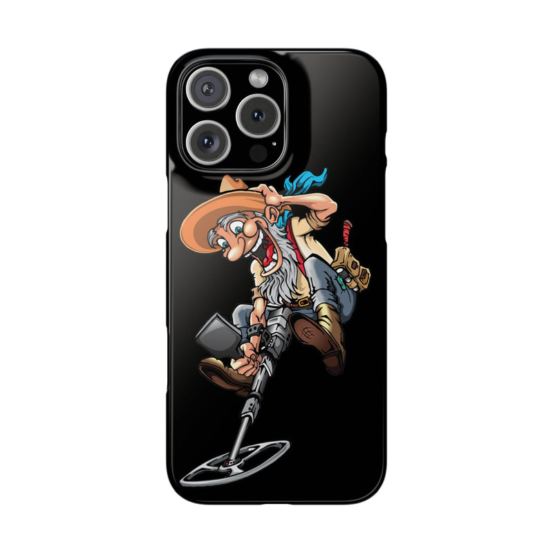 Slim iPhone Black Cases with Prospector image (iPhone 13-16 series)