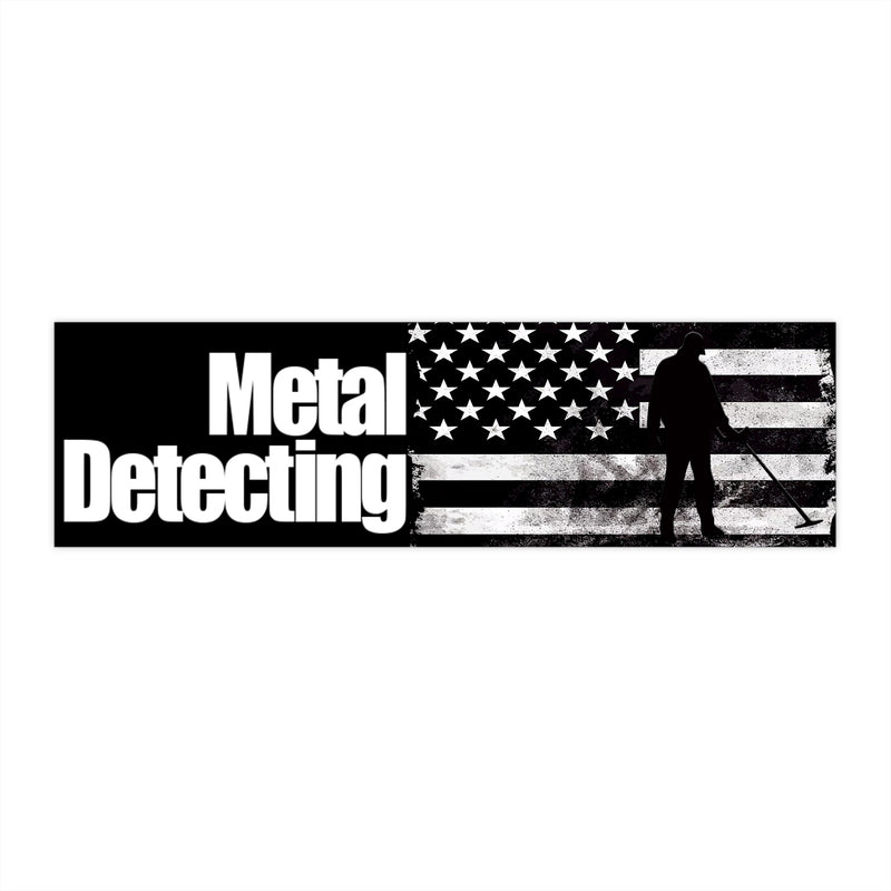 METAL DETECTING  Bumper / Surface Stickers -  sku: 25.2