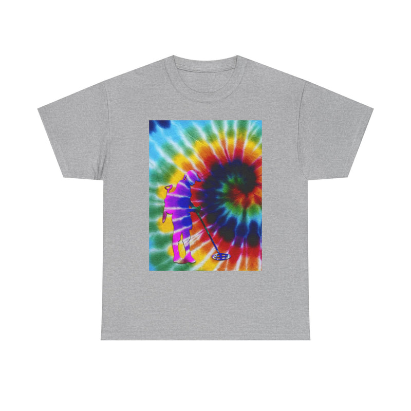 Tie Dye Abstract Female Detectorist. 1-sided Heavyweight T-Shirt