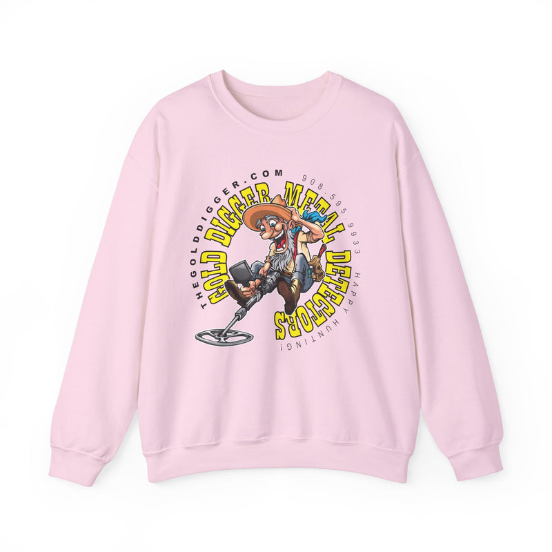 Gold Digger Prospector Heavy Blend Crewneck Sweatshirt - Prospector Graphic - "The Gold Digger" sku: 07