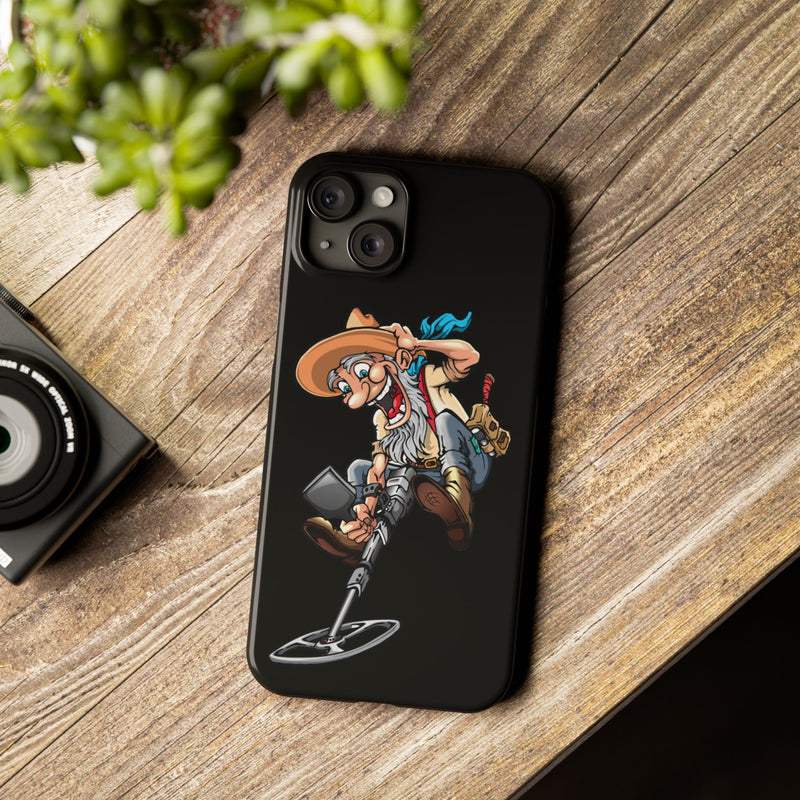 Slim iPhone Black Cases with Prospector image (iPhone 13-16 series)