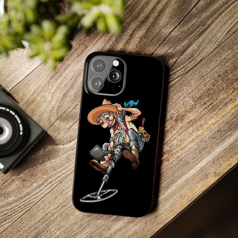 Slim iPhone Black Cases with Prospector image (iPhone 13-16 series)