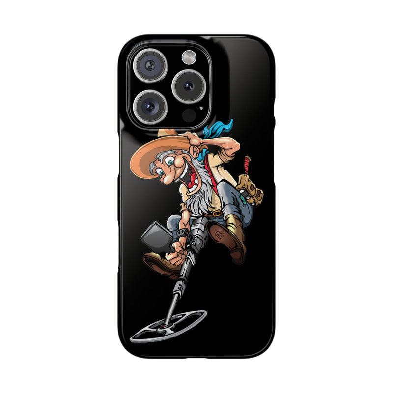 Slim iPhone Black Cases with Prospector image (iPhone 13-16 series)