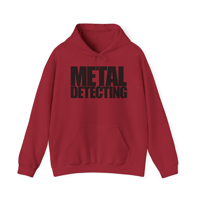 Metal Detecting (front) Women Detectorist with Sunset Design (back). Thick Weight Hoodie FREE SHIPPING