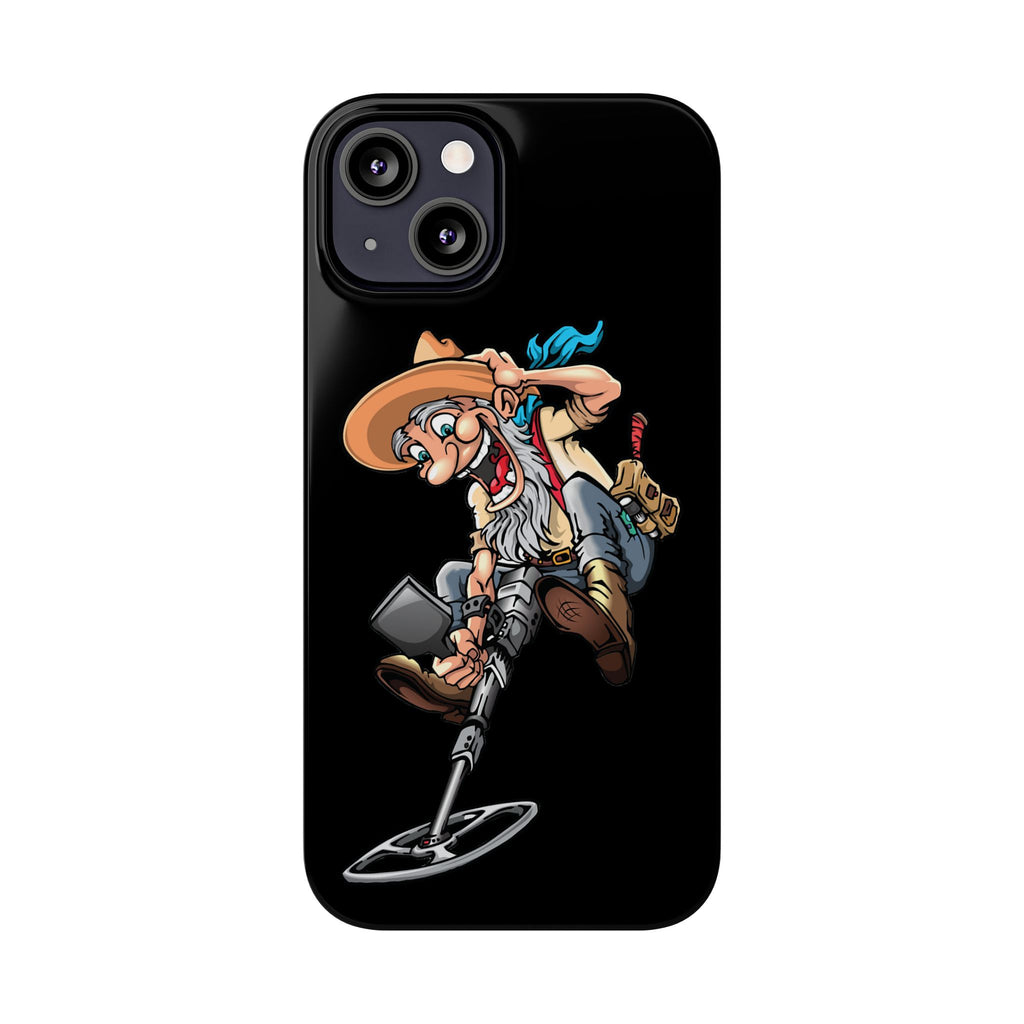 Slim iPhone Black Cases with Prospector image (iPhone 13-16 series)