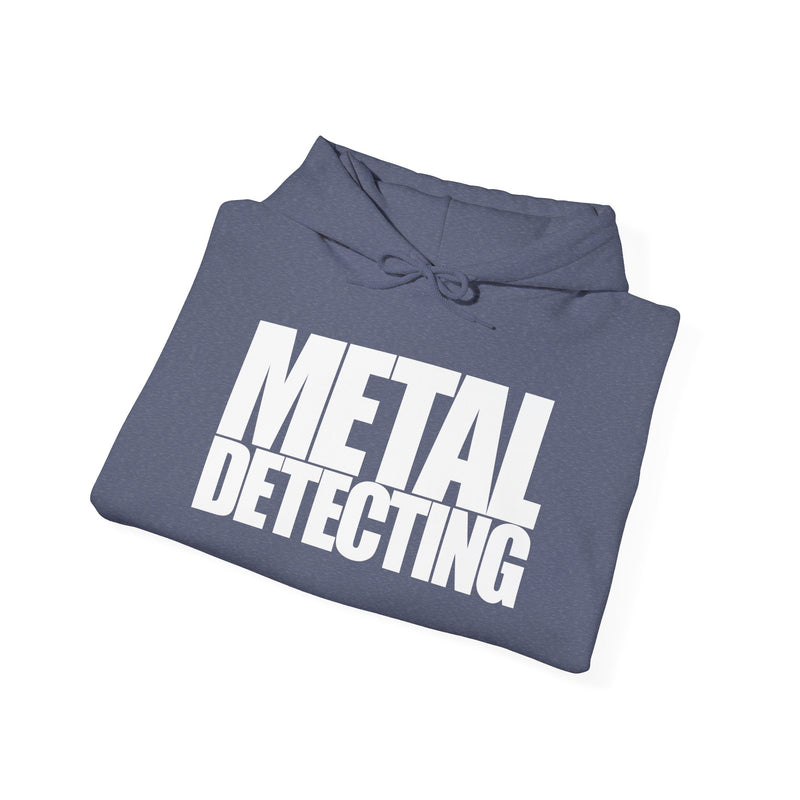 Metal Detecting (front) Women Detectorist with Sunset Design (back). Thick Weight Hoodie FREE SHIPPING