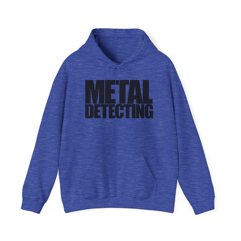 Metal Detecting (front) Women Detectorist with Sunset Design (back). Thick Weight Hoodie FREE SHIPPING