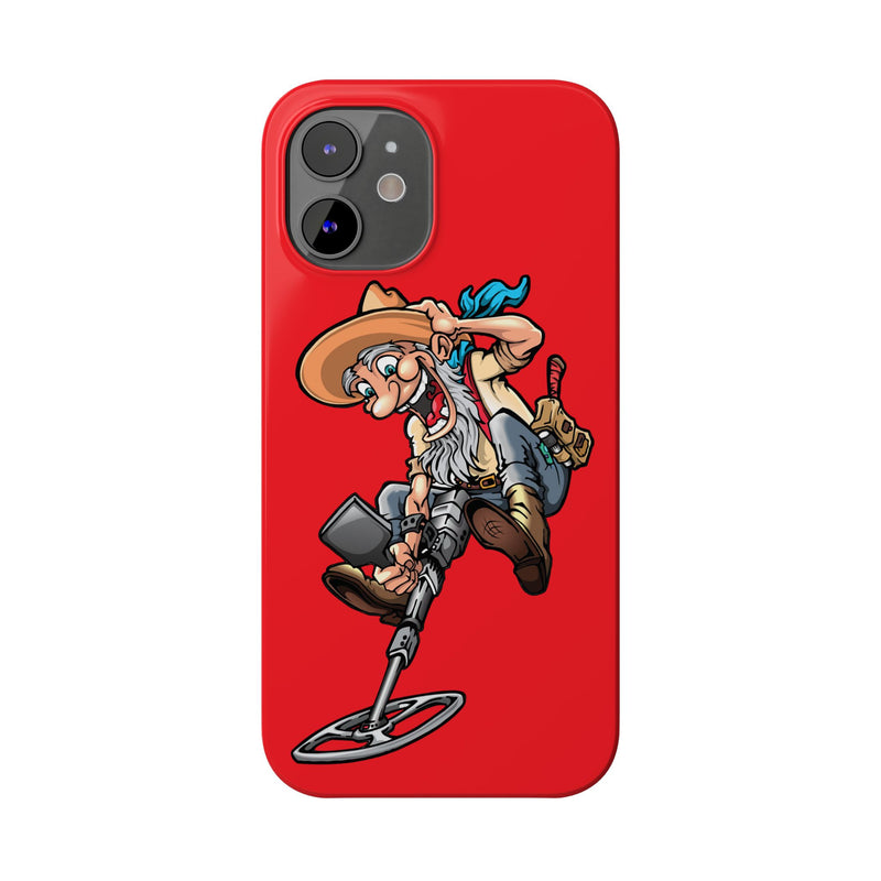 Slim iPhone Red Cases with Prospector Graphic (iPhone 13-16 series)