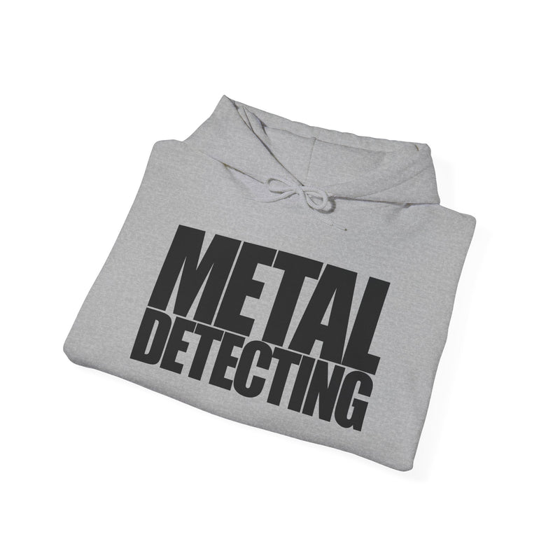 Metal Detecting (front) Women Detectorist with Sunset Design (back). Thick Weight Hoodie FREE SHIPPING