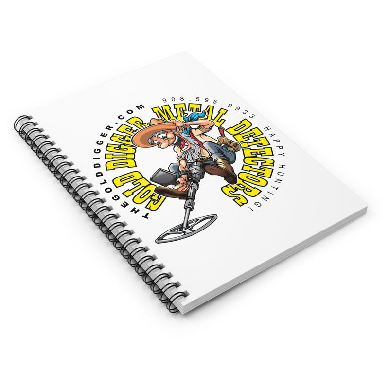 Gold Digger Spiral Notebook - Ruled, 118 pages 6" X 8" sku: 21.5