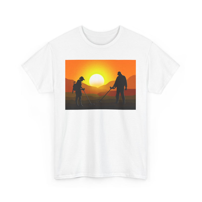 Sunset Detecor Couple heavy weight T-Shirt. sku: 105