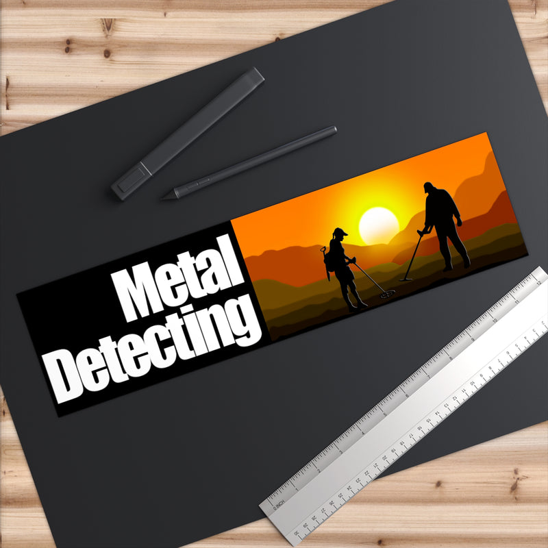 SUNSET Metal Detecting Couple Design  Bumper / Surface Stickers -  sku: 130