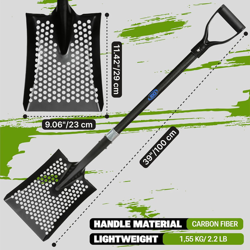 CKG Sifter Shovel w/ Carbon Fiber Handle