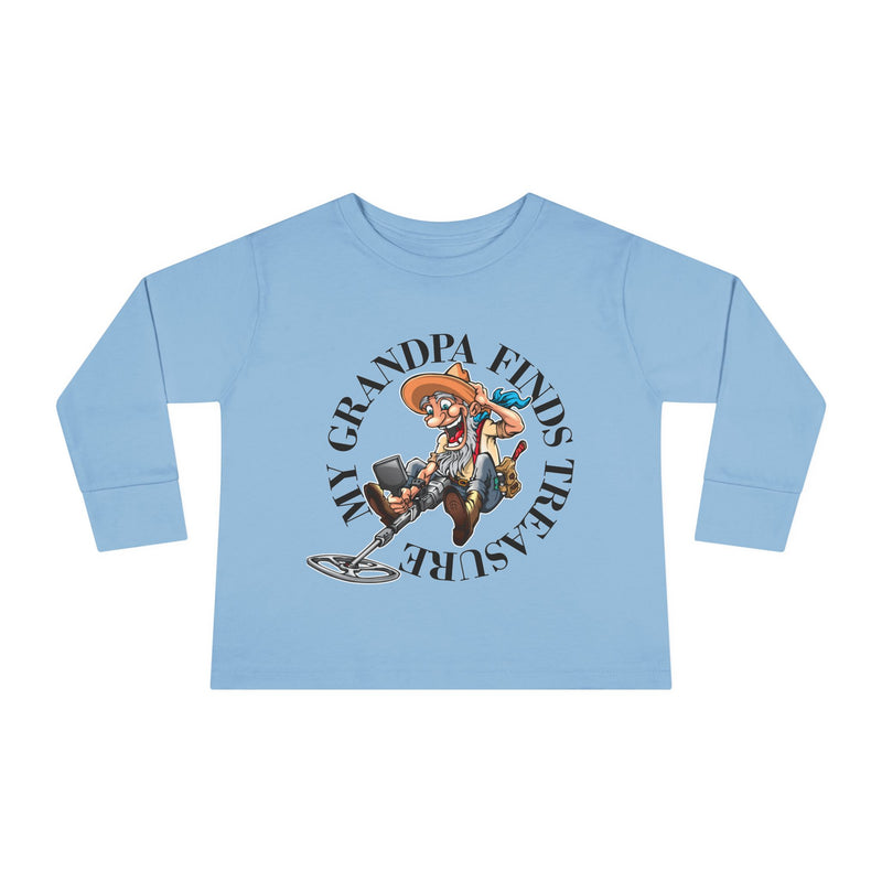 Toddler Long Sleeve Tee - "My Granpa Finds Treasure" - sizes 2T - 5-6T  sku 18