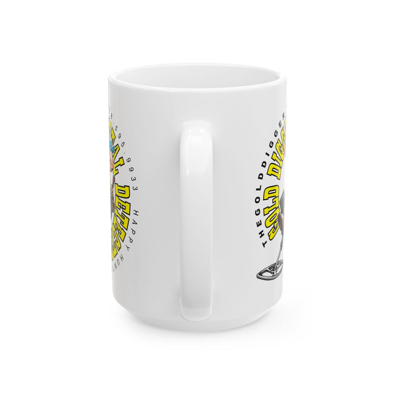 15 ounce Ceramic Mug - The Gold Digger