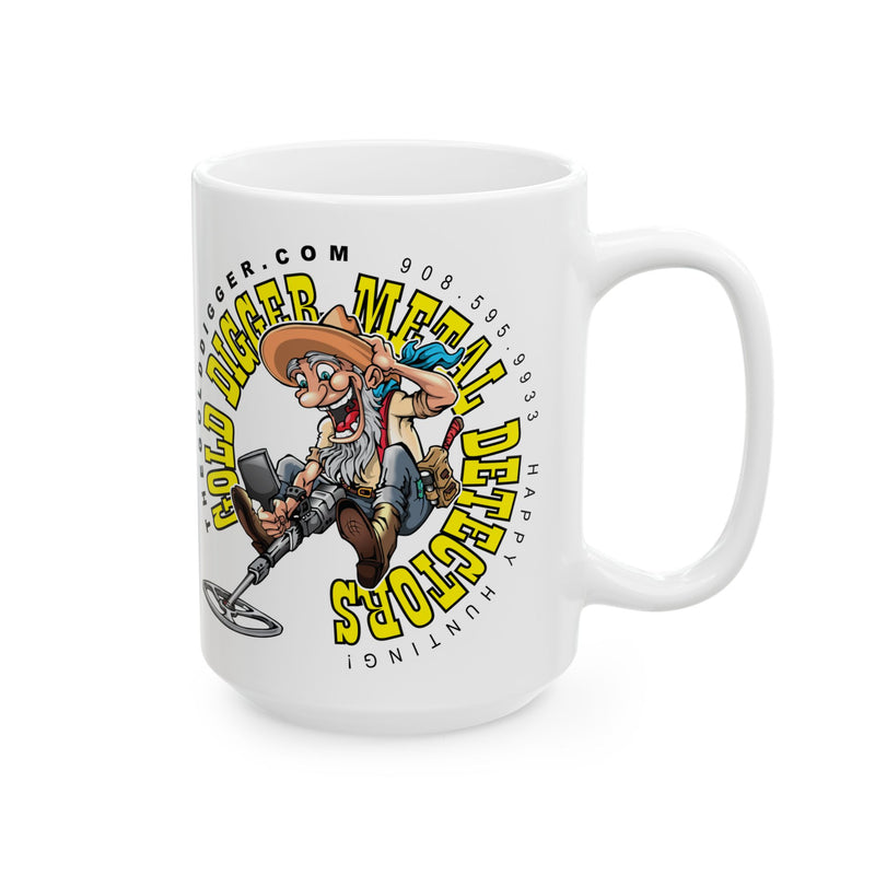 15 ounce Ceramic Mug - The Gold Digger