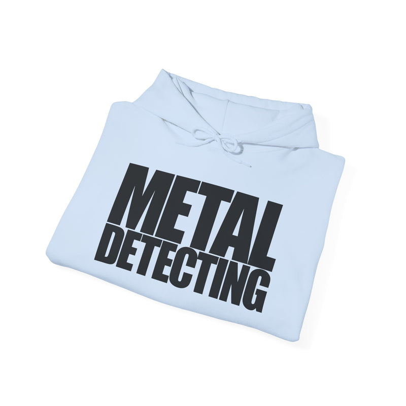 Metal Detecting (front) Women Detectorist with Sunset Design (back). Thick Weight Hoodie FREE SHIPPING