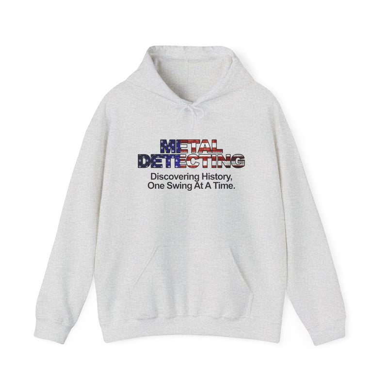 Metal Detecting Flag Motif , 2-Sided. Thick Weight Hoodie FREE SHIPPING