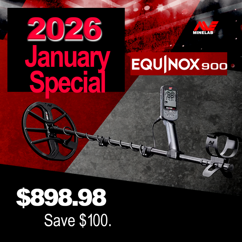 Minelab Equinox 900 2026 Winter Special $100 Savings
