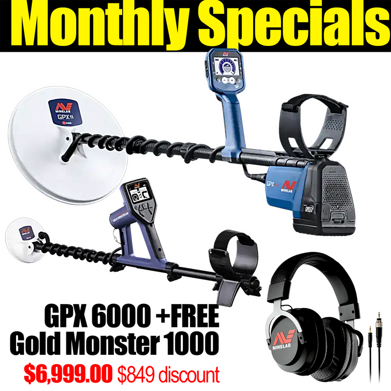 Minelab GPX 6000 + FREE Gold Monster 1000