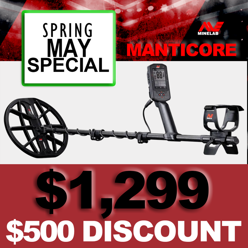 Minelab Manticore $500 Discount! May Special Now $1,299