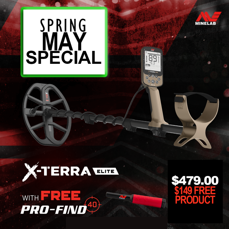 Minelab X-Terra Elite+ FREE Pro-Find 40 SPRING May Special
