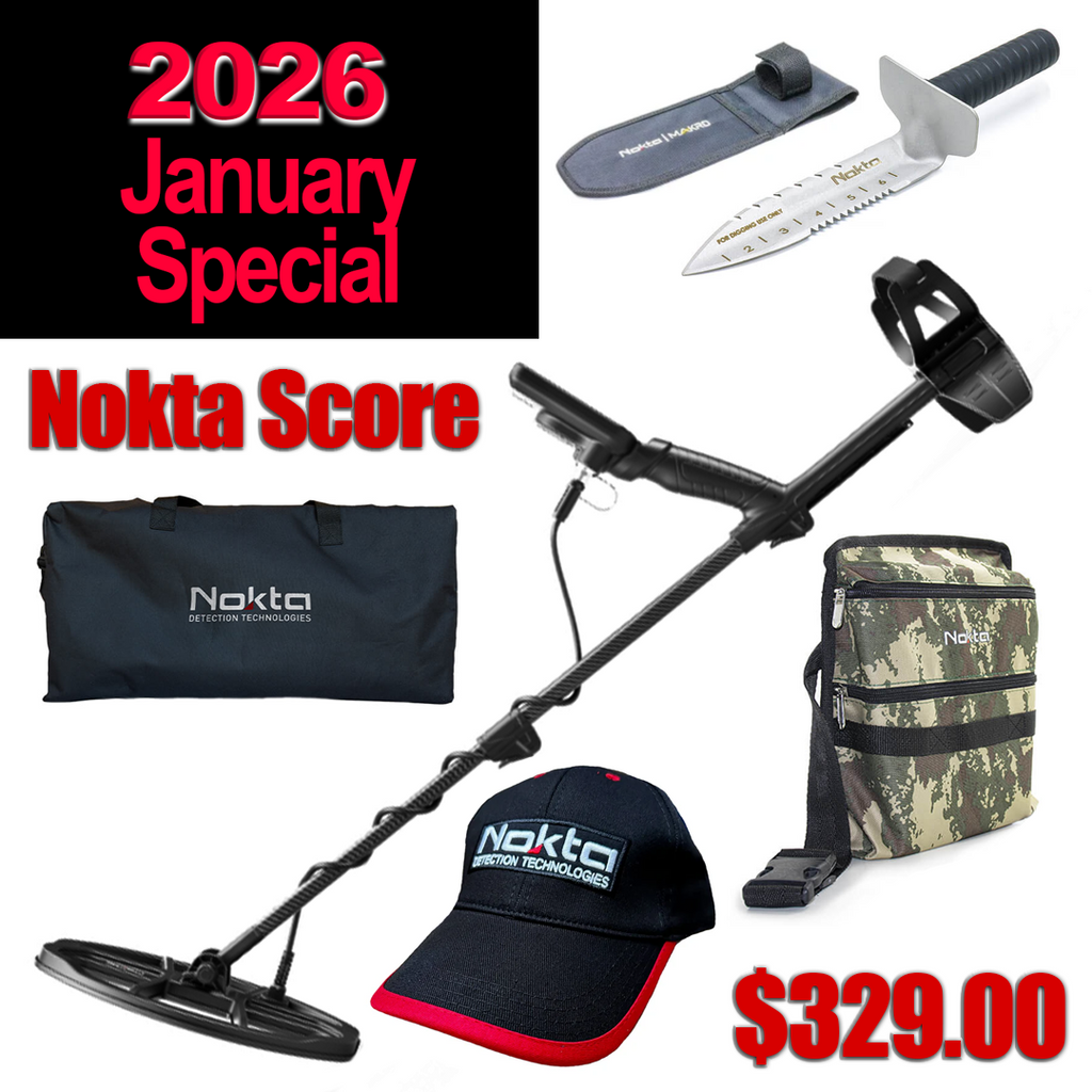 Nokta Triple Score Pro Pack Winter 2026 - with FREE AccuPoint Pinpointer and Leg Holster