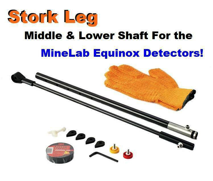 Stork Leg Carbon Fiber Shaft for Minelab Equinox First Generation Closeout