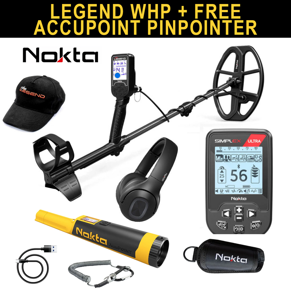 Nokta Simplex Ultra w/ Wireless Headphones (WHP) + FREE ACCUPOINT Pinpointer