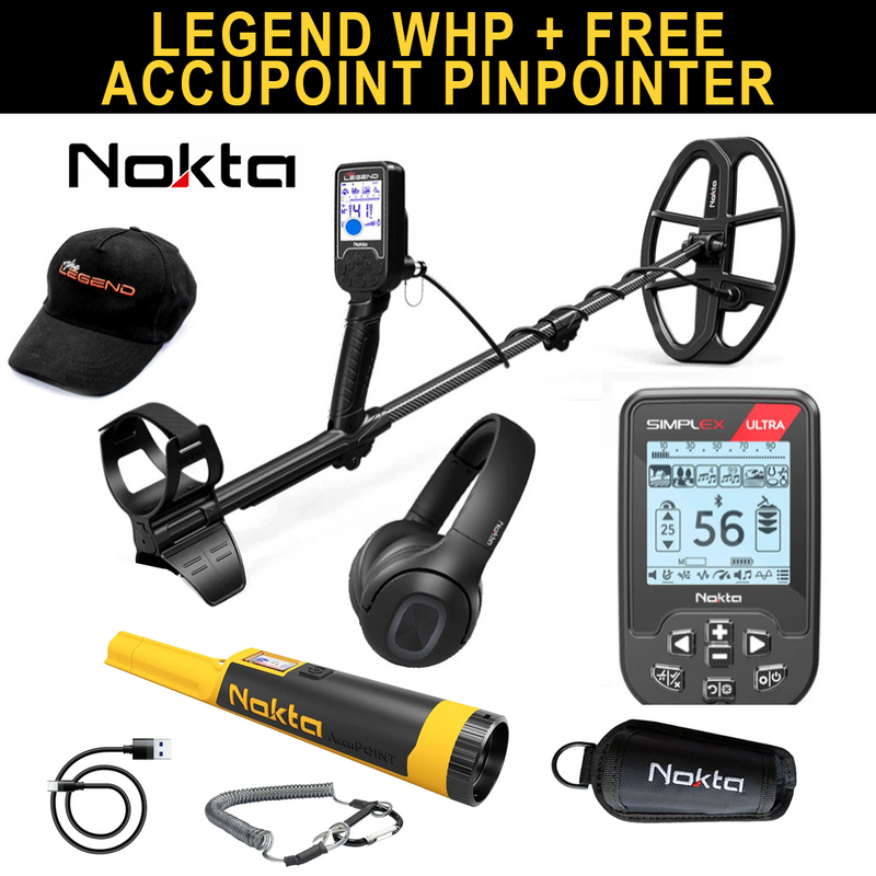 Nokta Legend WHP w/ 12"x 9" DD Coil + Free Pinpointer (LG30)