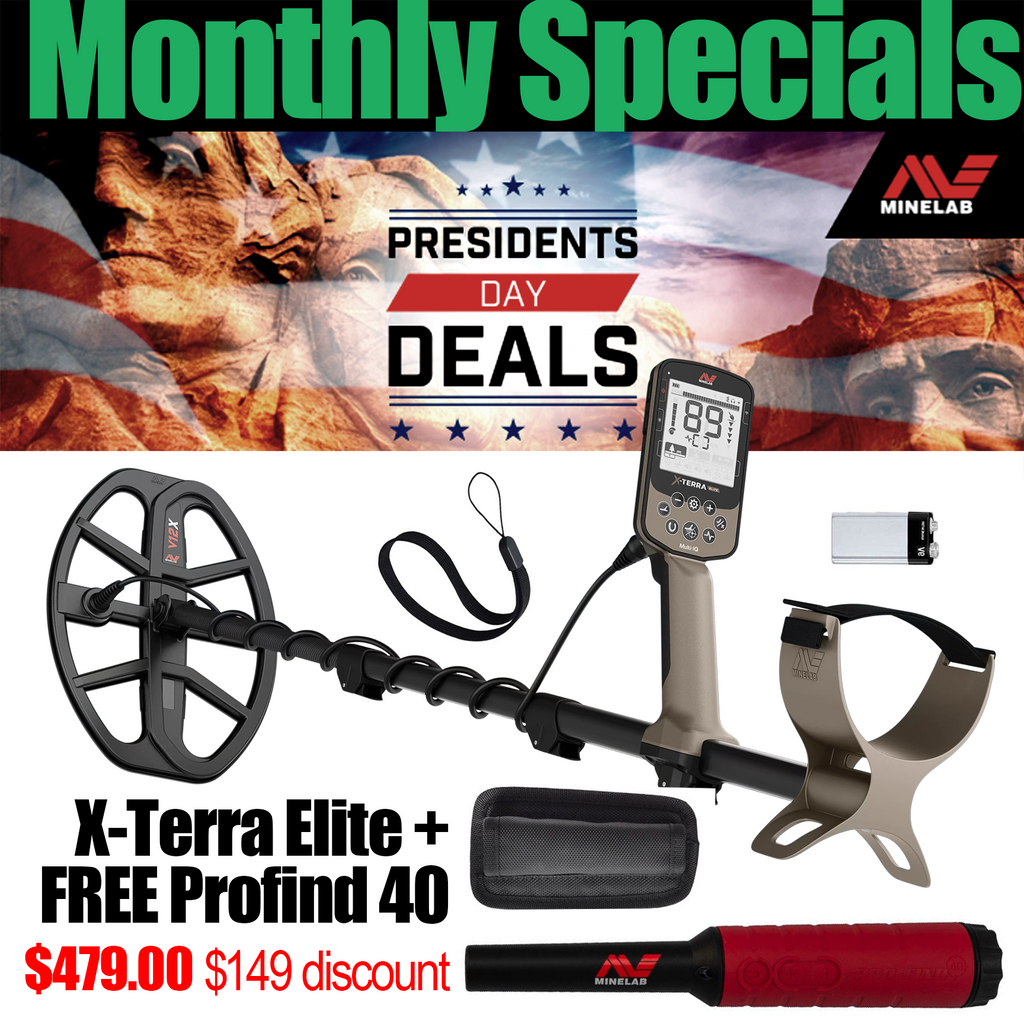 Minelab X-Terra X-TERRA ELITE Metal Detector + FEEE Pro-Find 40