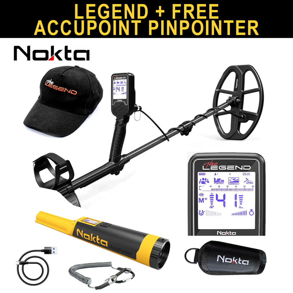 Nokta Legend w/ 12" x 9" DD Coil + FREE ACCUPOINT Pinpointer