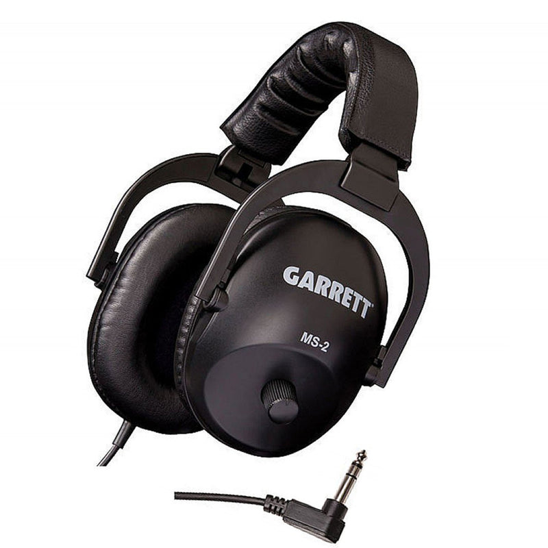 Garrett MS-2 Headphones 1/4-inch right angle stereo phone plug