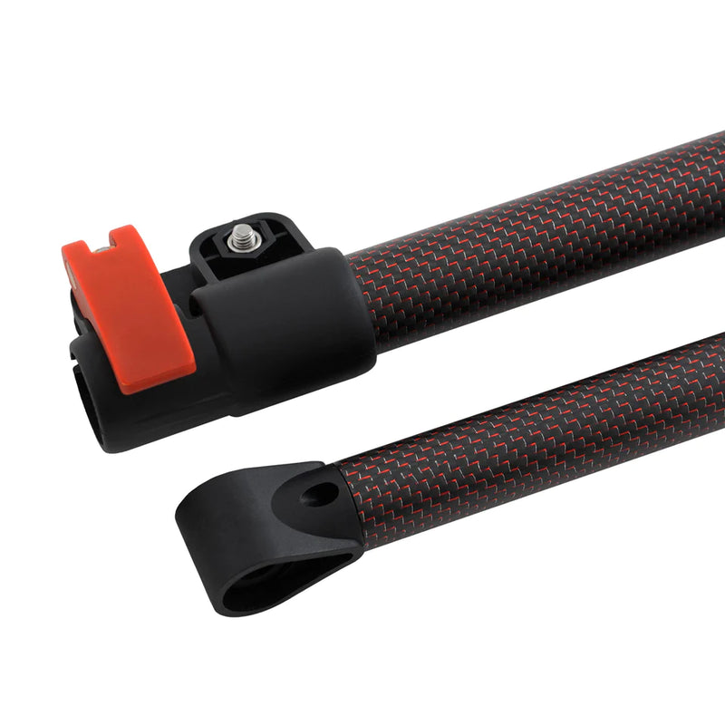 DETECT-ED *SPECIAL EDITION* RED-BELLY BLACK (UPPER and LOWER Shaft) for Equinox Metal Detector